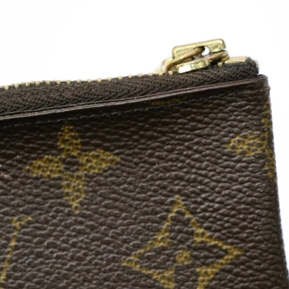 Louis Vuitton Monogram Coin Holder Key Pouch Pochette - Brown - Picture 9 of 16
